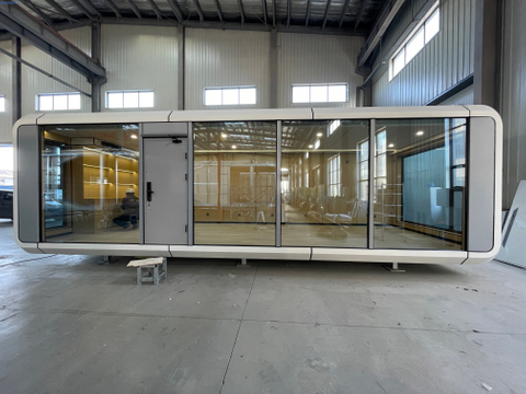 Nueva casa prefabricada móvil, Villa prefabricada portátil moderna de lujo, casa pequeña