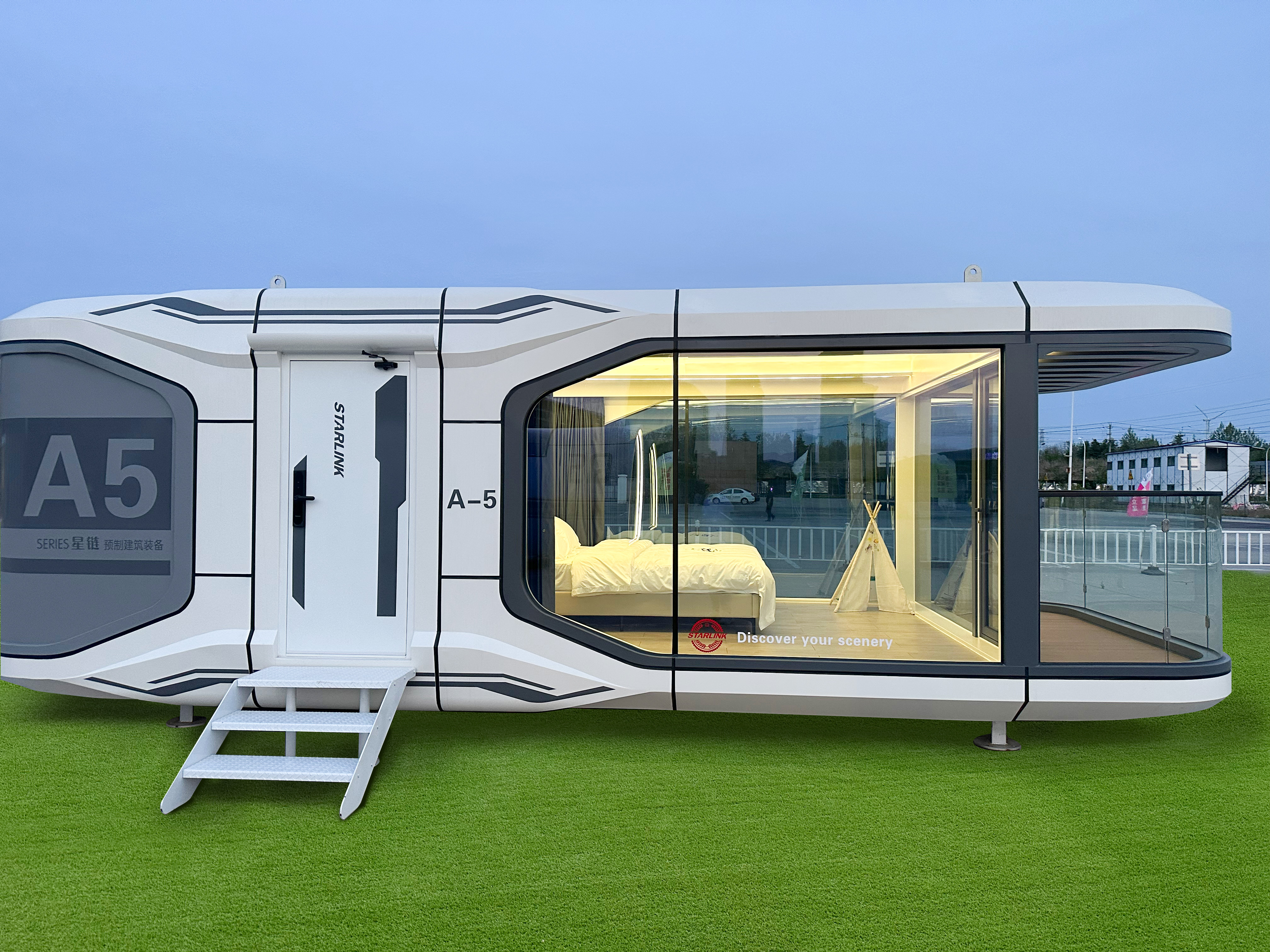 Casa prefabricada de aluminio
